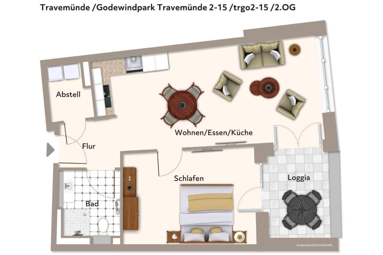 Godewindpark Travemünde Godewindpark Travemünde 2-15 Apartment
